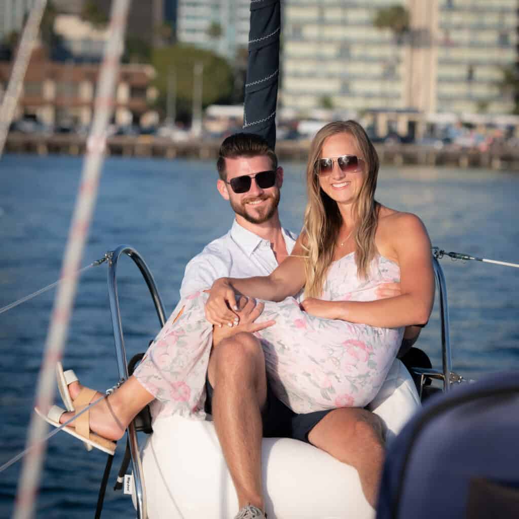 The perfect place in San Diego to propose - Riviera Luxury Sailing