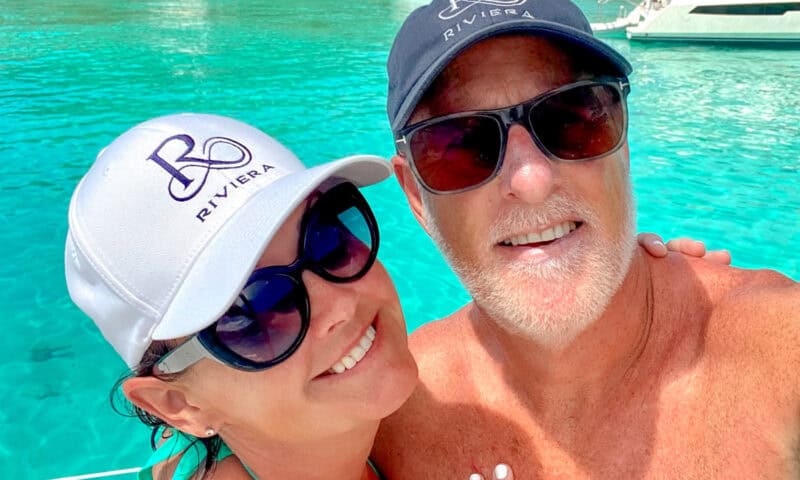 Paul & Victoria in the Caribbean.